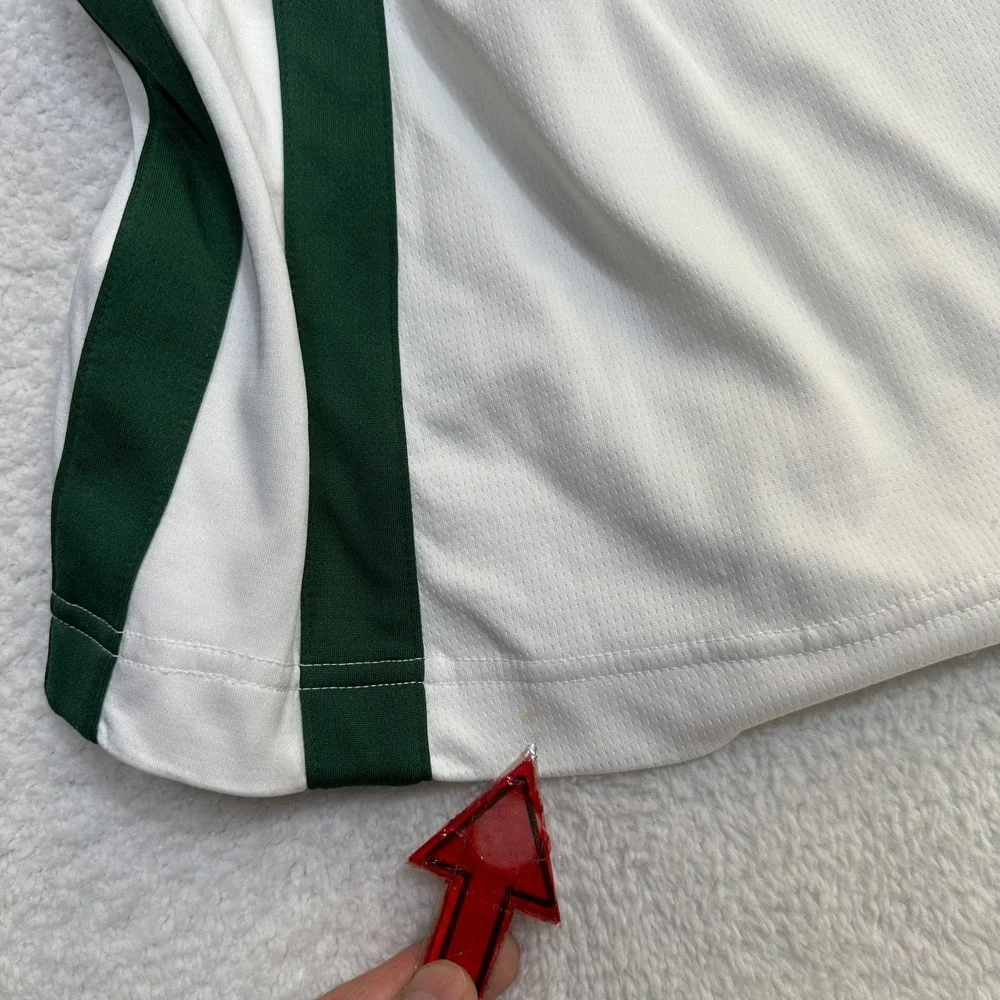 Nike Team Dri-Fit Cougars Basketball Jersey Men XL White/ Green #30‎